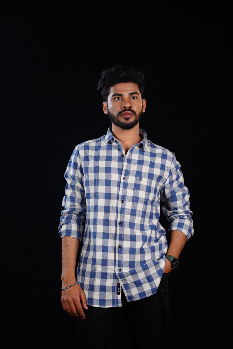 Slim Fit Checkered Shirt