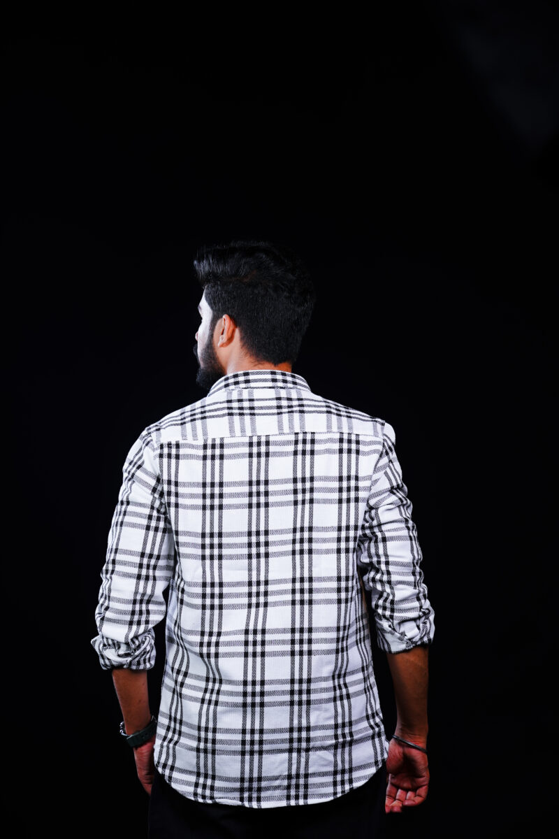 Kufle Mens Full Sleeve Cotton Checks Shirt  For Casual Wear | Party Wear - Image 5