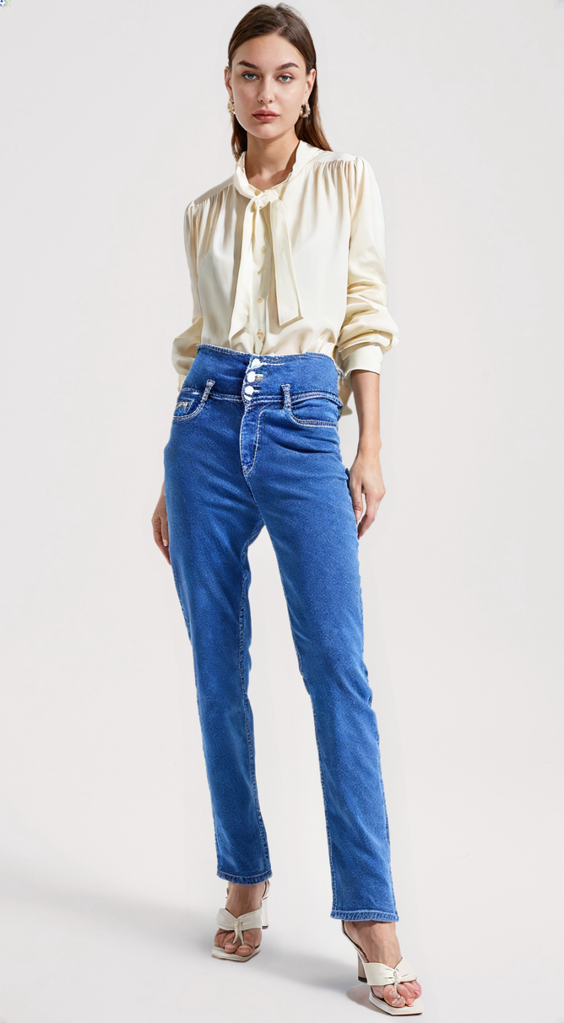 Boocart women slim fit blue regular jeans - Image 4